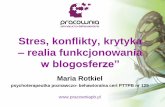 Blog Forum Gdańsk 2013 | Stres, konflikty, krytyka - realia funkcjonowania w blogosferze