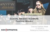Trendy w mediach społecznościowych prosto ze światowych wybiegów czyli “Fashion Weeks” w social media