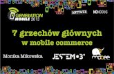 7 grzechow glownych mcommerce Generation Mobile 2013