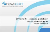 iPhone 5 – zgroza polskich transplantologów