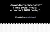 "Prowadzenie facebooka" i inne social media w promocji NGO