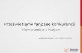 Mowianamiescie Warsaw - analiza fanpage'a