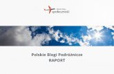 Polskie blogi podróżnicze - raport