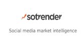 Social media market intelligence