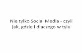 Kamil matysik Nie tylko Social Media ShopCamp 1.3 Wrocław