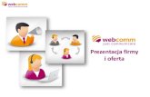 Webcomm - prezentacja firmy 2012