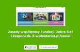 Redakcja E-wolontariat.pl/Social Zasady współpracy