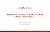 IAB Show Case - Poznan - wideo w internecie.