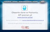 Otwarte dane w Poznaniu - API poznan.pl