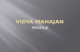 Vidya mahajan 3D Profile