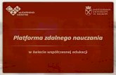 Workshop 4 - Platformy Zdalnego Nauczania - Jagiellonian University, Poland