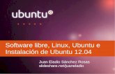 Software Libre, Linux, Ubuntu e Instalación de Ubuntu 12.04