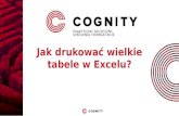 Cognity kurs Exce - drukowanie wielkich tabel