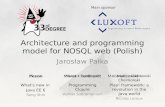Programming and architecture of NOSQL web at 33degree