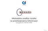 MEHARI - metodyka analizy ryzyka w bezpieczeństwie informacji - wprowadzenie / MEHARI - risk analysis method in information security - introduction