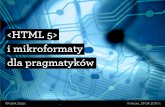 HTML5 i mikroformaty dla pragmatyków