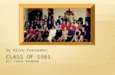 Class Of 1981 Reunion