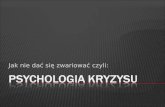 Psychologia Kryzysu 97 2003