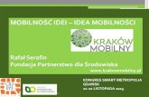 Rafał Serafin, Fundacja Partnerstwo dla Środowiska – „Kraków Mobilny”