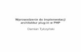 Wprowadzenie do implementacji architektur plug-in w PHP