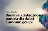 Case study: Badania użyteczności portalu dla dzieci Euroman