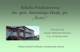 POLAND: Szkoła Podstawowa im. gen. Antoniego Hedy, ps. „Szary” - Kowala