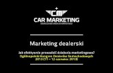 Marketing Dealerski - Prezentacja z Ogólnopolskiego Kongresu Dealerów 2013