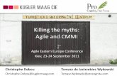 Agile and CMMI