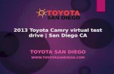 2013 Toyota Camry virtual test drive | San Diego CA