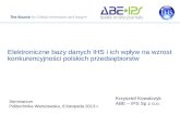 Elektroniczne bazy danych IHS i ich wpływ na wzrost konkurencyjności polskich przedsiębiorstw | IHS