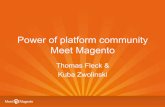 Power of platform community - meet Magento