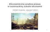 KASE Krakow: Ekonomiczna analiza prawa