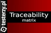 Matryca śledzenia - Traceability Matrix