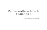 Siły pancerne Werhmachtu w latach 1940-1945
