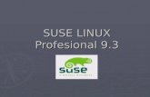 SUSE LINUX Profesional 9.3. SUSE LINUX Professional 9.3 Compatibilidad con hardware de 64 bits: AMD® Athlon 64 e Intel® Extended Memory 64 Technology.