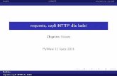 requests, czyli HTTP dla ludzi