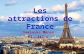 Dominika Banaś Kl. III c Les attractions de France.