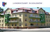 LANDRATSAMT IN GOLENIÓW. POWIAT GOLENIOWSKI Der Landkreis Goleniów liegt in der westlichen Teil der Woiwodschaft Zachodniopomorskie (Westpommern) Fläche.