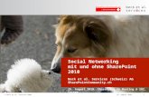 25. August 2010 1© Beck et al. Services GmbH Social Networking mit und ohne SharePoint 2010 Beck et al. Services (Schweiz) AG SharePointCommunity.ch 25.