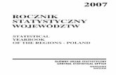 PUBL Rocznik Statysty Wojewodztw 2007