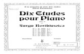 Bortkiewicz - 10 Etudes Op. 15