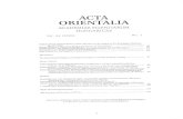 Acta Orientalia 56 - 1