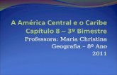 Professora: Maria Christina Geografia – 8º Ano 2011.