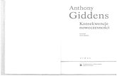 A.Giddens 'Konsekwencje nowoczesności'