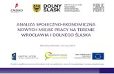 Analiza społeczno-ekonomiczna nowych miejsc pracy na terenie Wrocławia i Dolnego Śląska