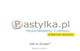 Adriana Pawłowska - Pastylka.pl - Pastylka.pl i Startup School - jak to działa?