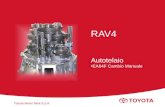 Toyota Motor Italia S.p.A. RAV4 Autotelaio EA64F Cambio Manuale.