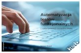 Automation of functional tests using JMeter (in Polish)