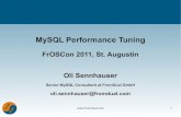 FROSCON 2011: MySQL Performance Tuning