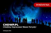 Warsztat Innovatiki dla Fabryki Energii Społecznej CHDWP.PL
